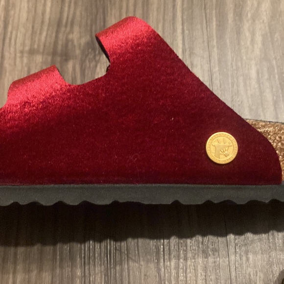 Birkenstock Florida velvet Maroon - Picture 4 of 5